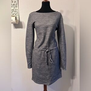 Serena & Lily Gray Long Sleeve Knit Dress size L